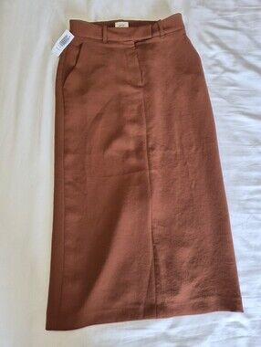 Wilfred - RIVERIA Midi Skirt (Anise Brown)